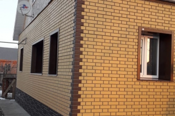 Фасадная панель Альта-Профиль Кирпич клинкерный желтый