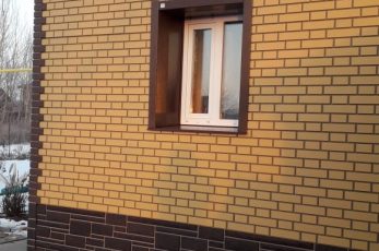 Фасадная панель Альта-Профиль камень жженый,Кирпич клинкерный желтый