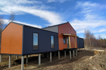 Сайдинг металлический Пихта. Профнастил Кс17 7024 Стальной бархат.