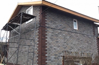 Фасадная плитка HAUBERK цвет Бежевый кирпич