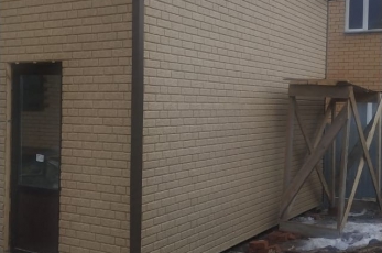 Фасадная Панель Ю-Пласт "Кирпич" Песочный