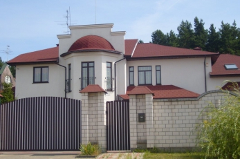 Гибкая черепица Шинглас, серия Кадриль Турмалин