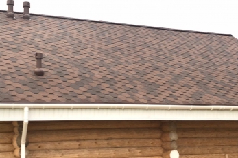 Гибкая черепица Roofshield серия Family Eco Light коллекция Стандарт цвет Коричневый с оттенением