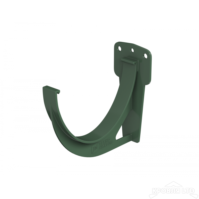 ТН ПВХ D125/82 ММ КРОНШТЕЙН ЖЕЛОБА ЗЕЛЕНЫЙ Rall 6005