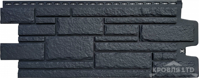 Фасадная панель Grand Line Камелот Classic графит