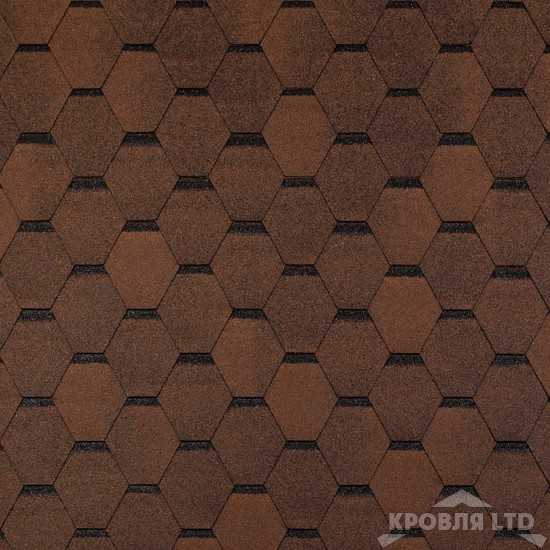 Гибкая черепица Тегола серия Категория КОМФОРТ коллекция Garda цвет Marrone 439