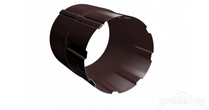 Соединитель трубы Грендлайн  90 мм RAL 8017 шоколад