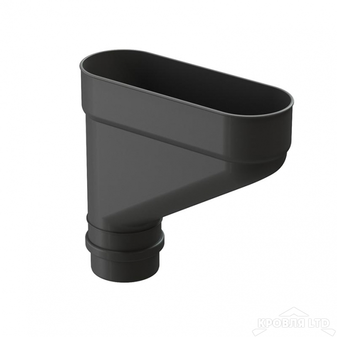 Коллектор для водостока Деке Люкс  графит