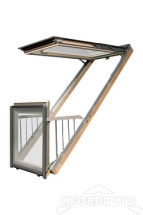 Окно-балкон FAKRO FGH-V P2 GALERIA 78*255