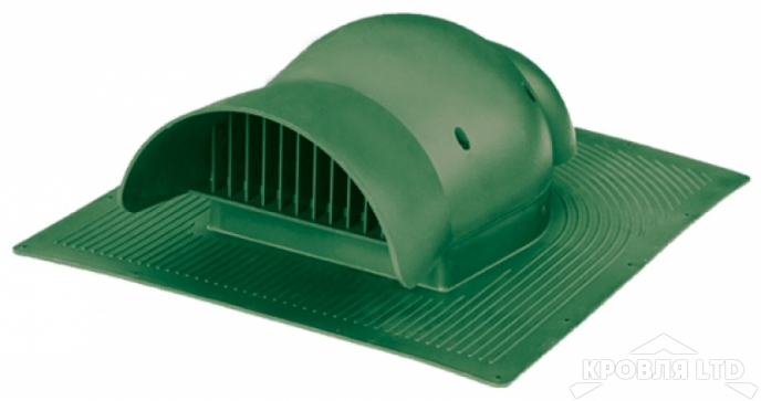 Кровельный вентиль Krovent KTV зеленый для гибкой черепицы