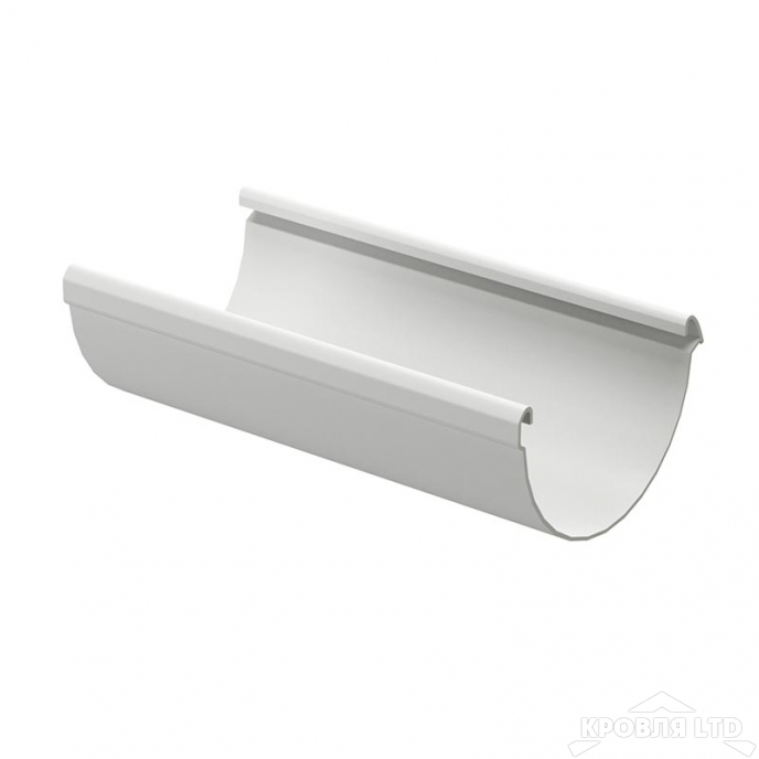 Желоб водосточный полукруглый Деке Люкс 3м  пломбир