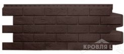 Фасадная панель Grand Line "Состаренный кирпич" Classic Коричневый