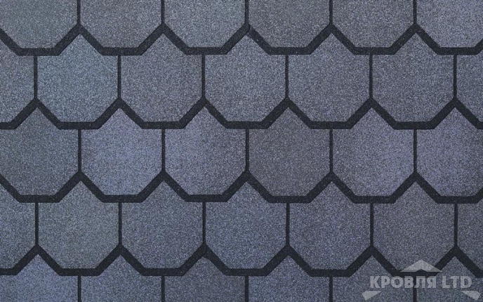 Гибкая черепица Certain Teed коллекция Carriage House Shangle цвет   Victorian Blue