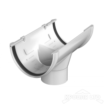 ТН ПВХ D125/82 ММ ВОРОНКА ЖЕЛОБА БЕЛЫЙ Rall 9003