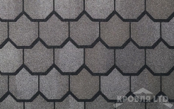 Гибкая черепица Certain Teed коллекция Carriage House Shangle цвет Stonegate Gray