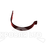 Крюк короткий для водостока 165мм Foramina PUR 150мм RAL 3005 красное вино