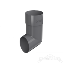 ТН ПВХ D125/82 ММ СЛИВ ТРУБЫ СЕРЫЙ  Rall 7024