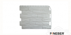 Фасадная панель FineBer  Скол Белый