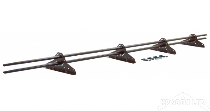 Снегозадержатель NEW трубчатый Grand Line RAL 8017 3м