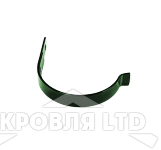 Крюк короткий для водостока 165мм Foramina PUR 150мм RAL 6005 зеленый мох