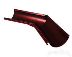 Угол желоба внутренний Foramina PUR 135 гр 125 мм RAL 3005 красное вино