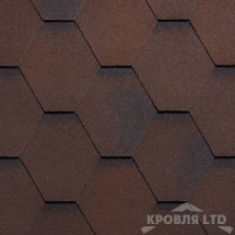 Гибкая черепица Ruflex  серия Премиум коллекция Sota Premium цвет Темный шоколад