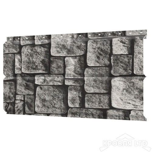 Сайдинг металлический Евробрус , Камень Булыжник, толщина 0,45