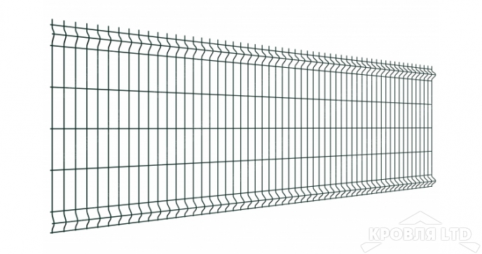 Ограждения ГрандЛайн Панель Profi 1,03х2,5 RAL 6005 зеленый мох