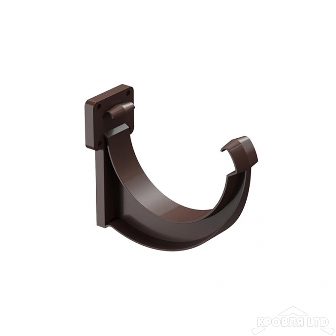 кронштейн желоба для водостока Деке Люкс  шоколад