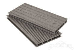 Террасная доска GRAND LINE серия Вельвет и теснение цвет Венге 22×160x3000