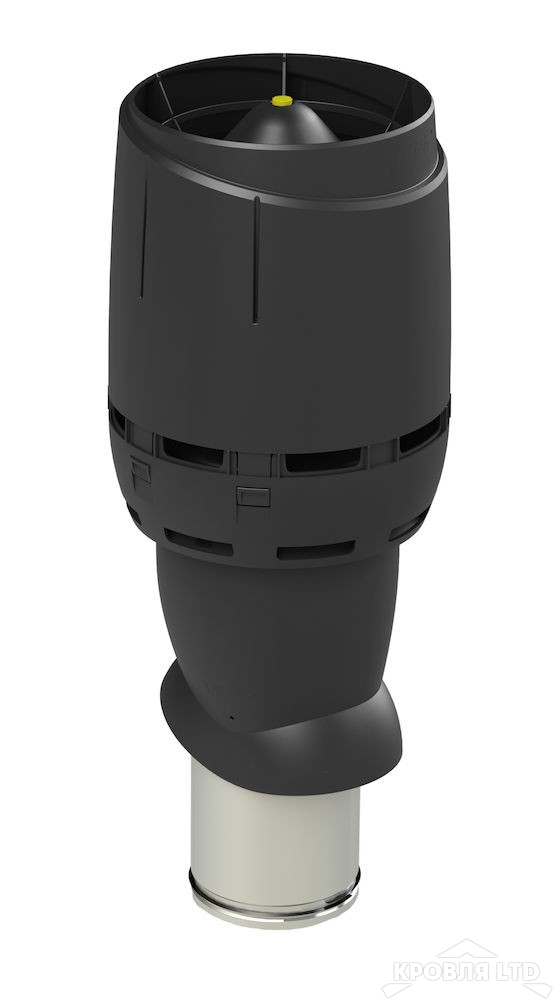 Вентиляционный выход Vilpe FLOW 160P/IS/500 цвет черный