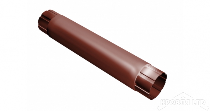 Труба круглая Грендлайн  90мм 1м RAL 8004 терракота