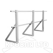 Кровельное ограждение Roofsystems серия ECONOM H-600 d25, Полиэстер RAL 7004 серый, 3м