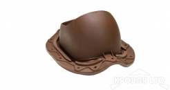 Основание для вентиляционной трубы Vilpe  MUOTOKATE 110-160 цвет шоколадный для металлочерепицы