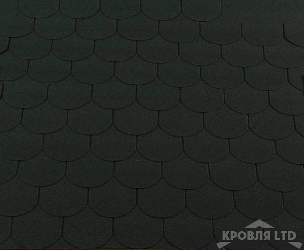 Гибкая черепица Roofshield  серия Family light коллекция Готик цвет Зеленый