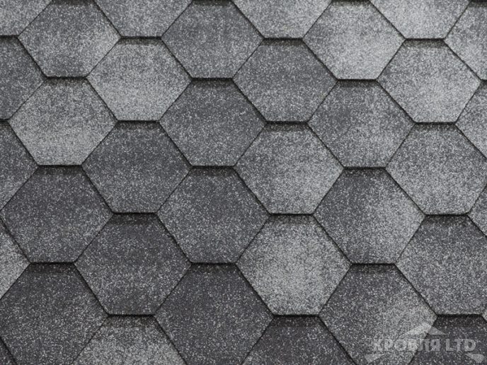 Гибкая черепица Катепал Коллекция Jazzy цвет Серый