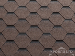 Гибкая черепица Катепал Коллекция Katrilli цвет Кора дерева