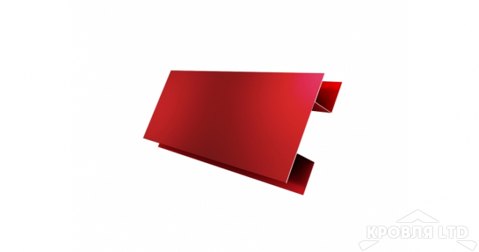 Планка H-профиль, Полиэстер RAL 3011 коричнево-красный, толщина 0,45