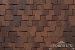 Гибкая черепица Roofshield  серия Premium Фьюжн Саванна