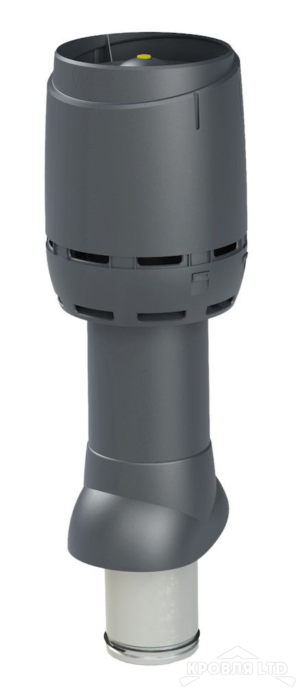 Вентиляционный выход Vilpe FLOW 125P/IS/700 цвет серый