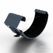 Соединитель желоба МЕТАЛЛ ПРОФИЛЬ Foramina Freeze D125 Grey