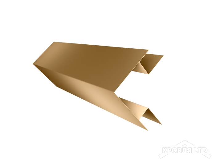 Планка угла внешнего сложного, Полиэстер RAL 1014 слоновая кость, толщина 0,45