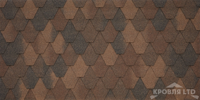 Гибкая черепица Тегола серия Категория БИЗНЕС UNICA SARDEGNA цвет Legno 424