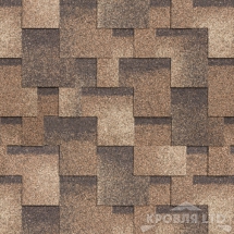 Гибкая черепица Шинглас серия Ультра коллекция Фокстрот цвет Сандал