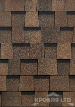 Гибкая ламинированная черепица Дёке серия LUX  Коллекция DRAGON цвет Трюфель