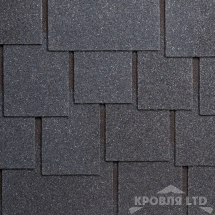 Гибкая черепица Ruflex  серия Премиум коллекция Dranka Premium цвет Темная ночь