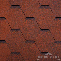 Гибкая черепица Ruflex  серия Премиум коллекция Sota Premium цвет Красный крыжовник