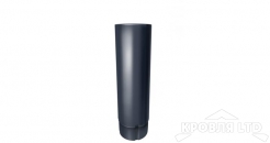 Труба круглая Грендлайн 90 мм 3 м RAL 7024 мокрый асфальт