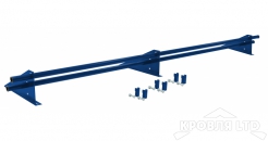 Снегозадержатель для фальцевой кровли Optima RAL 5005 3м