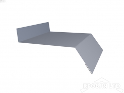 Отлив 100, Полиэстер RAL 9006 бело-алюминиевый, толщина 0,45